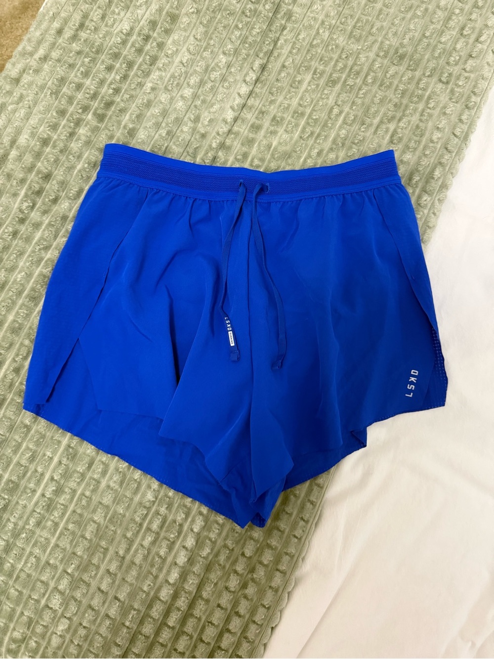 LSKD Accelerate 3” High Rise Running Shorts in Electric Indigo